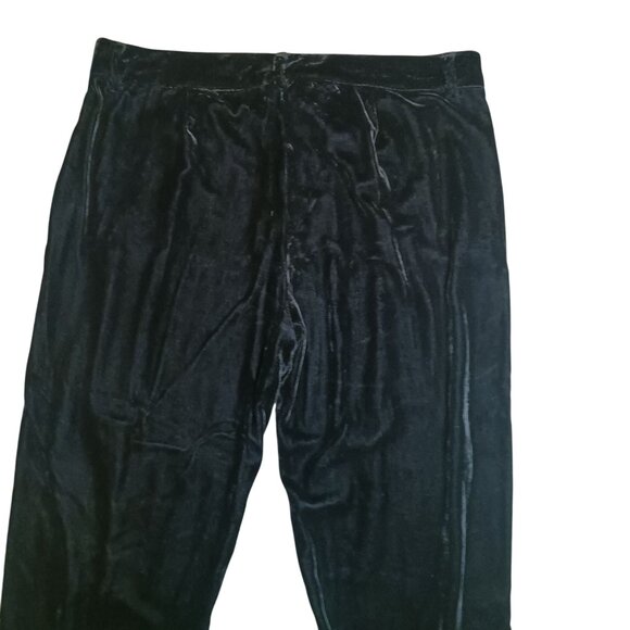 NEW‎ Parker Morgan Velvet Jogger Pants, Size 10, Black - Picture 7 of 12